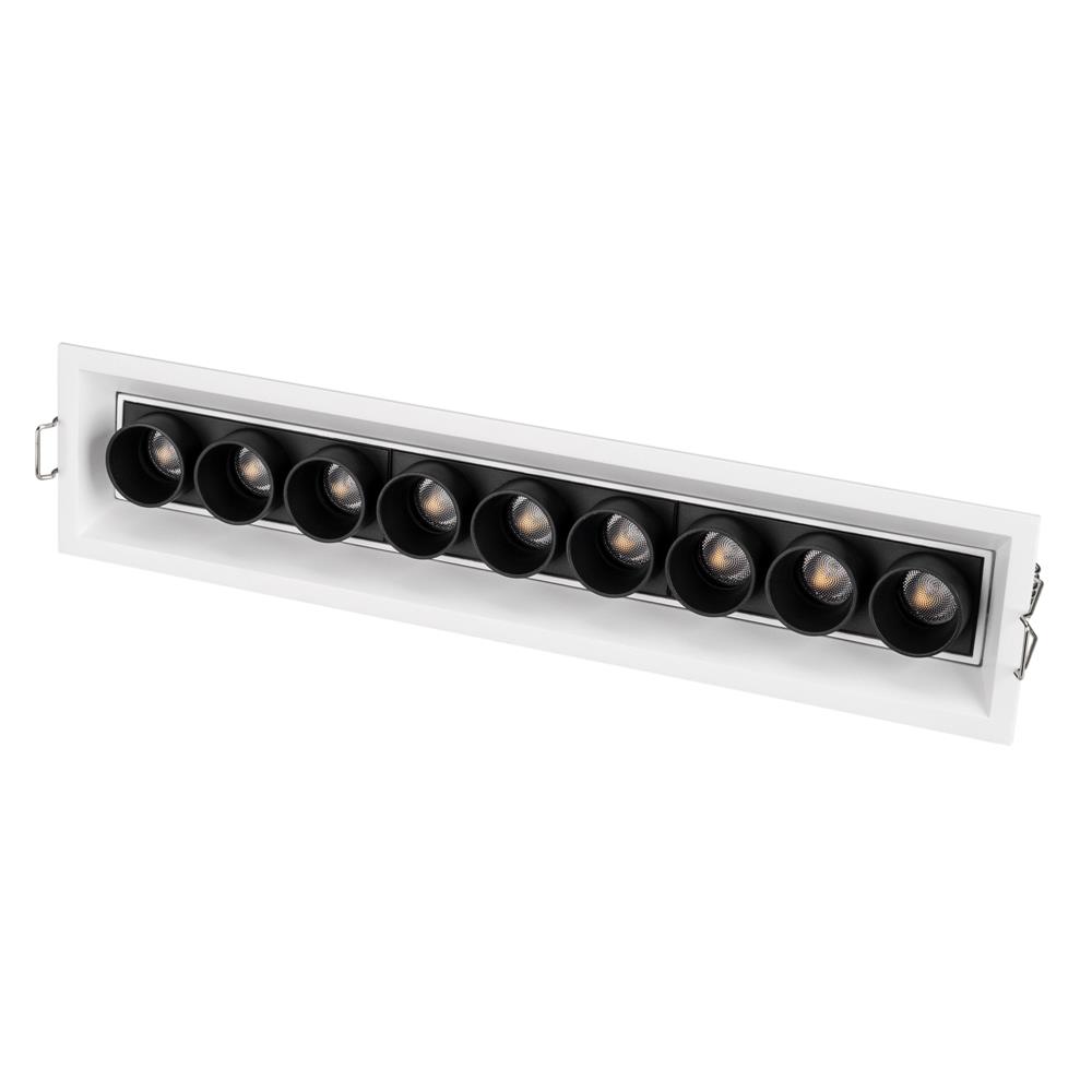 Светильник Arlight MS-ORIENT-BUILT-TURN-TC-S67x300-20W Warm3000 (WH-BK, 30 deg, 230V)