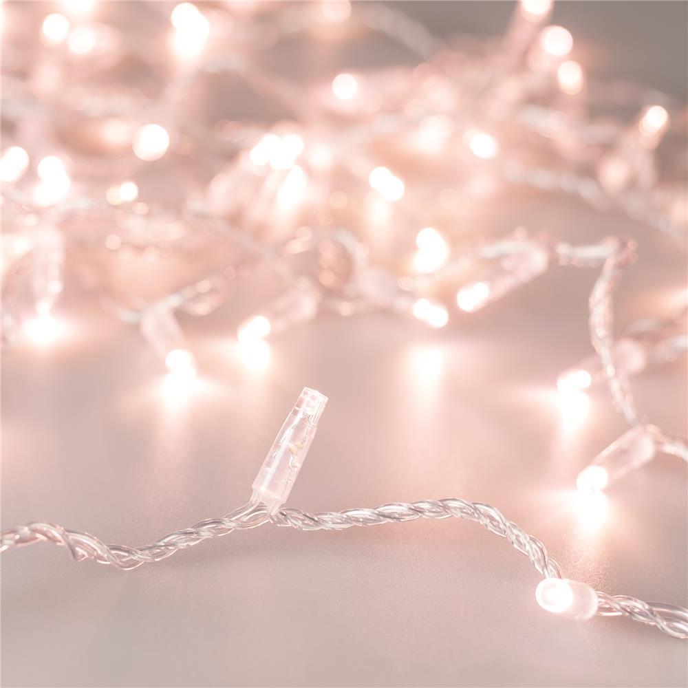 Светодиодная гирлянда Ardecoled ARD-STRING-CLASSIC-1000-CLEAR-100LED-PULSE Rose Gold (230V, 7W)