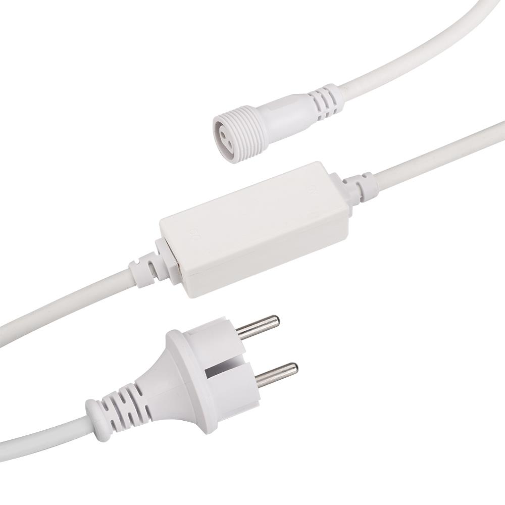 Шнур питания Ardecoled ARD-CLASSIC-FLASH-1.5M White (230V, 1.6A)