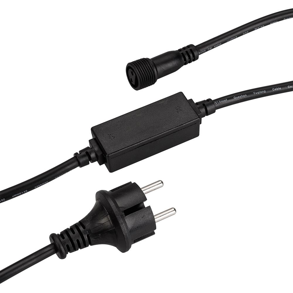 Шнур питания Ardecoled ARD-PRO-FLASH-1.5M Black (230V, 1.6A)