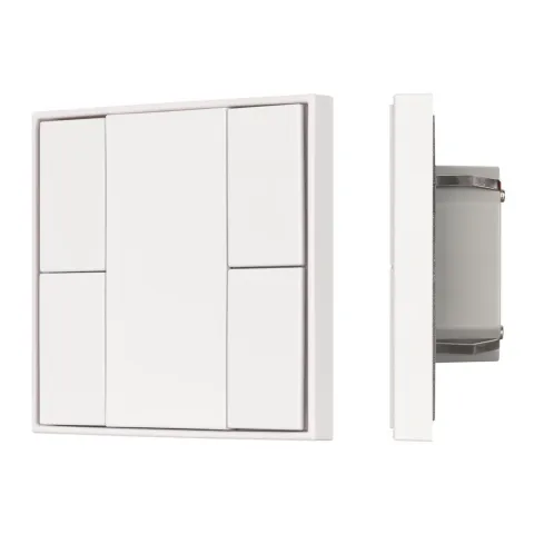 Кнопочная панель Arlight KNX-301-22-4-SH-IN White (BUS, Frame)