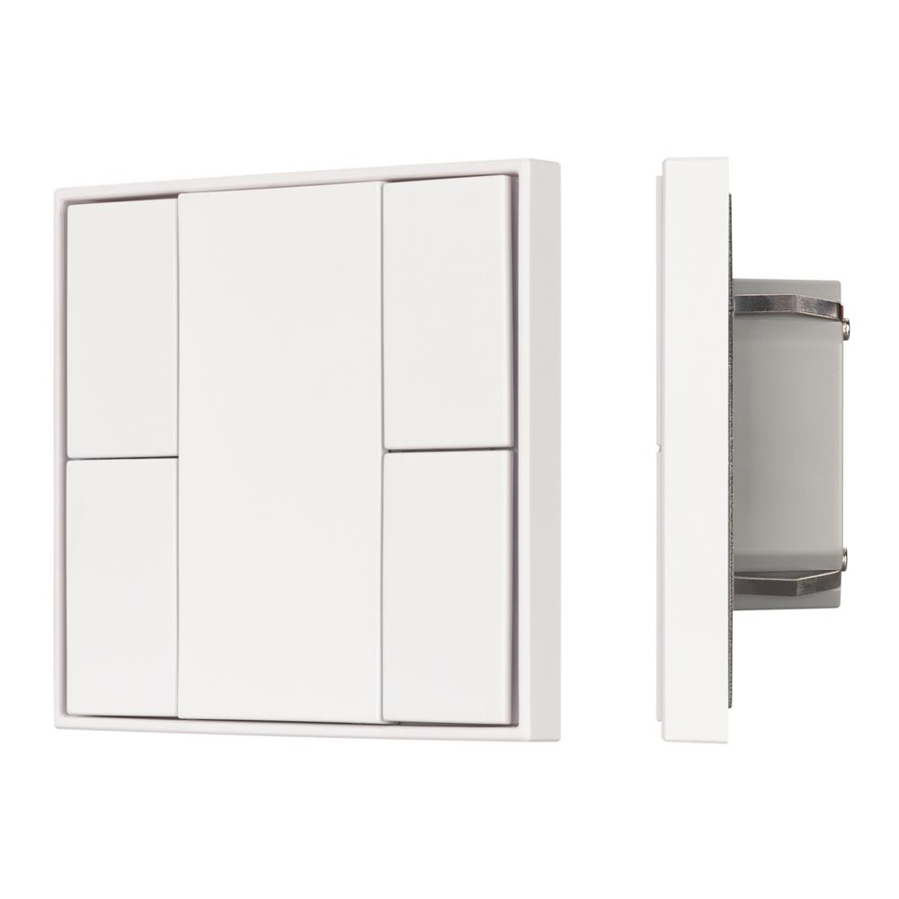 Кнопочная панель Arlight KNX-301-22-4-SH-IN White (BUS, Frame)