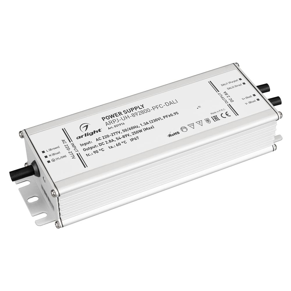 Блок питания Arlight ARPJ-UH-892800-PFC-DALI (250W, 2.8A)