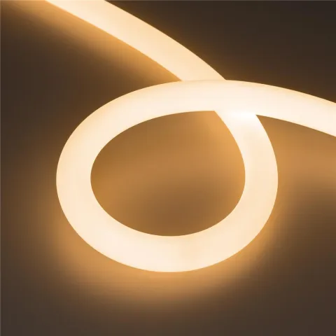 Светодиодная лента герметичная Arlight MOONLIGHT-TOP-FP-X1088-D25mm 24V Warm2700 (20 W/m, IP65, 5m, wire x1)