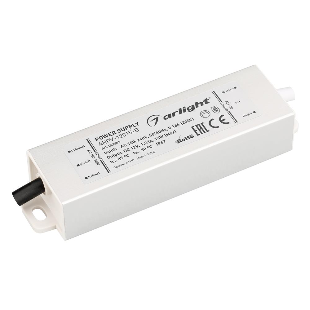 Блок питания Arlight ARPV-12015-B (12V, 1.3A, 15W)