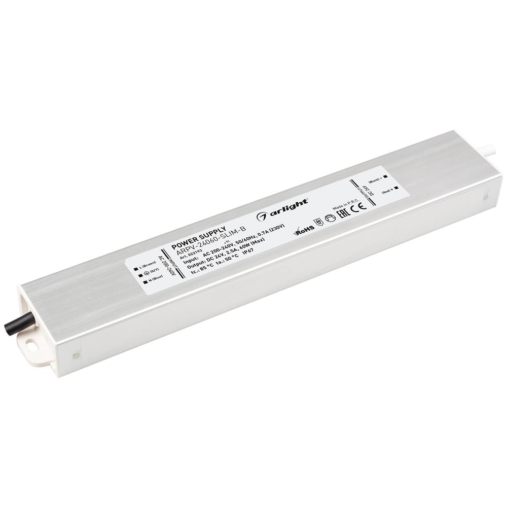 Блок питания Arlight ARPV-24060-SLIM-B (24V, 2.5A, 60W)