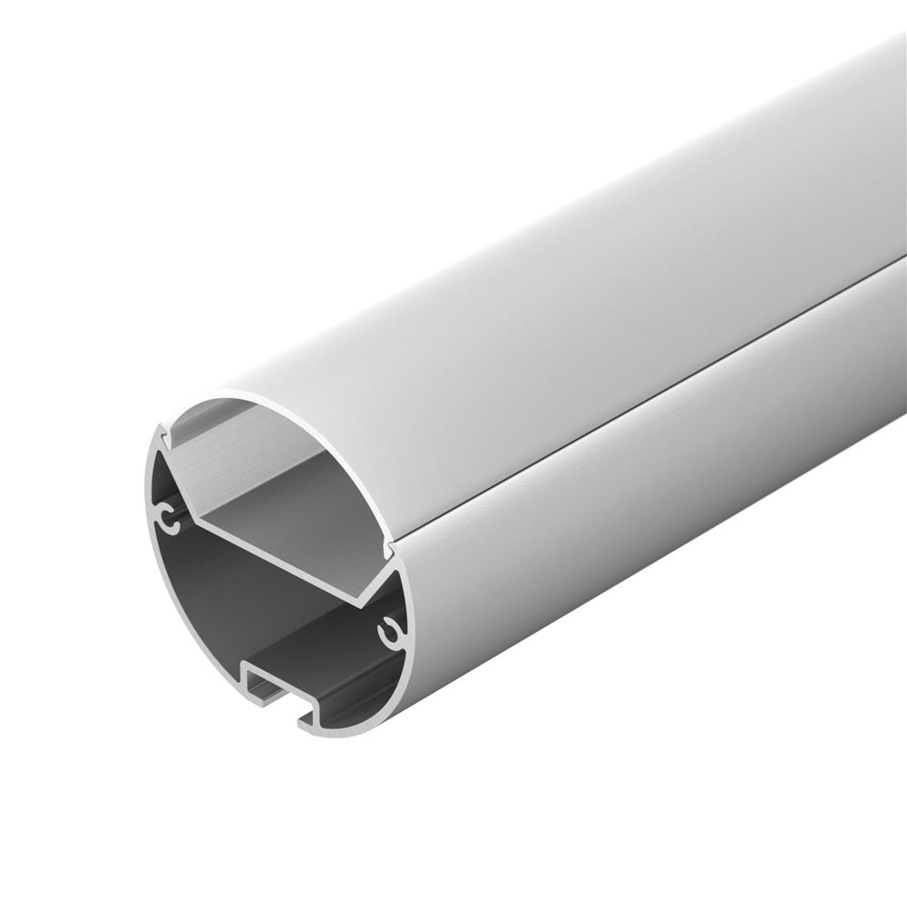 Профиль с экраном Arlight SL-ROUND-D40-2500 ANOD+OPAL