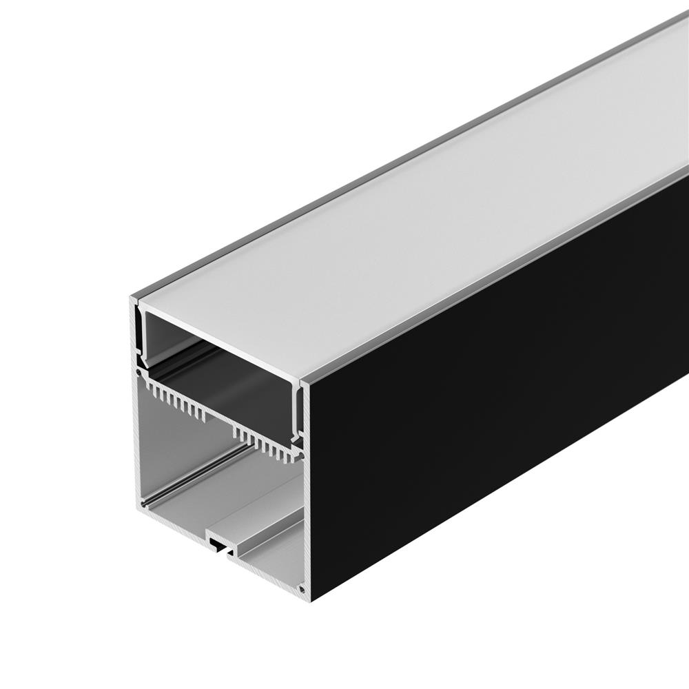 Профиль с экраном Arlight SL-LINE-7477-2500 BLACK+OPAL