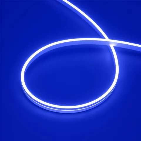 Светодиодная лента герметичная Arlight MOONLIGHT-SIDE-A168-4x10mm 24V Blue (7.2 W/m, IP65, 5m, wire x2)