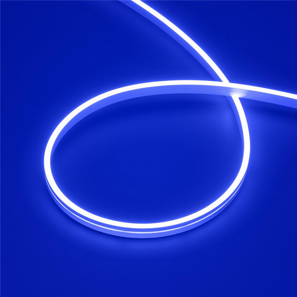 Светодиодная лента герметичная Arlight MOONLIGHT-SIDE-A168-4x10mm 24V Blue (7.2 W/m, IP65, 5m, wire x2)
