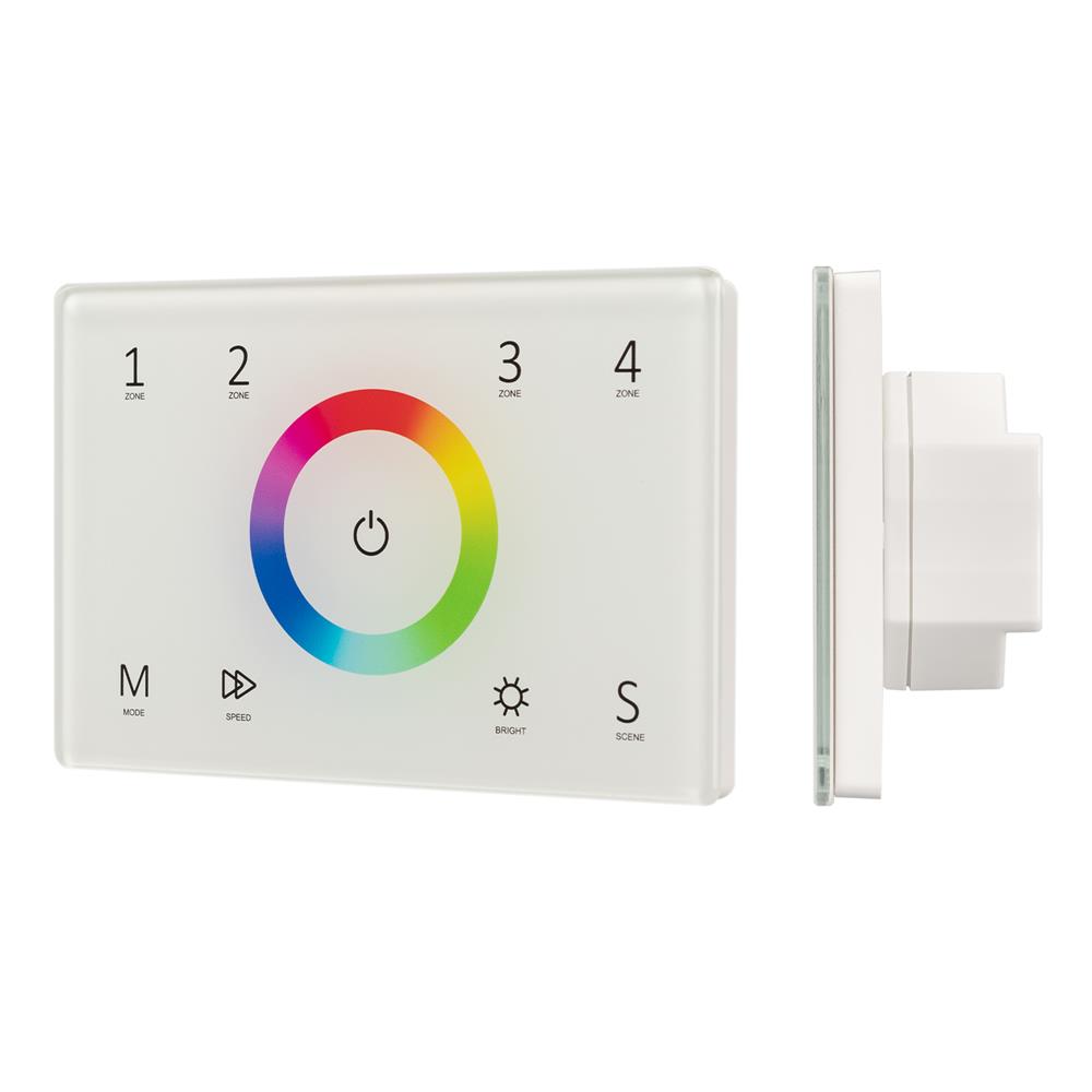 Панель Arlight Sens SMART-P83-RGB White (230V, 4 зоны, 2.4G)
