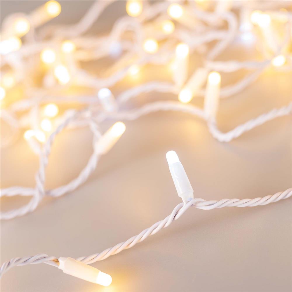 Светодиодная гирлянда Ardecoled ARD-STRING-CLASSIC-10000-WHITE-100LED-MILK-FLASH Warm (230V, 7W)
