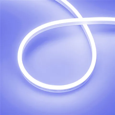 Светодиодная лента герметичная Arlight AURORA-PS-A120-12x6mm 24V Blue (10 W/m, IP65, 2835, 5m)
