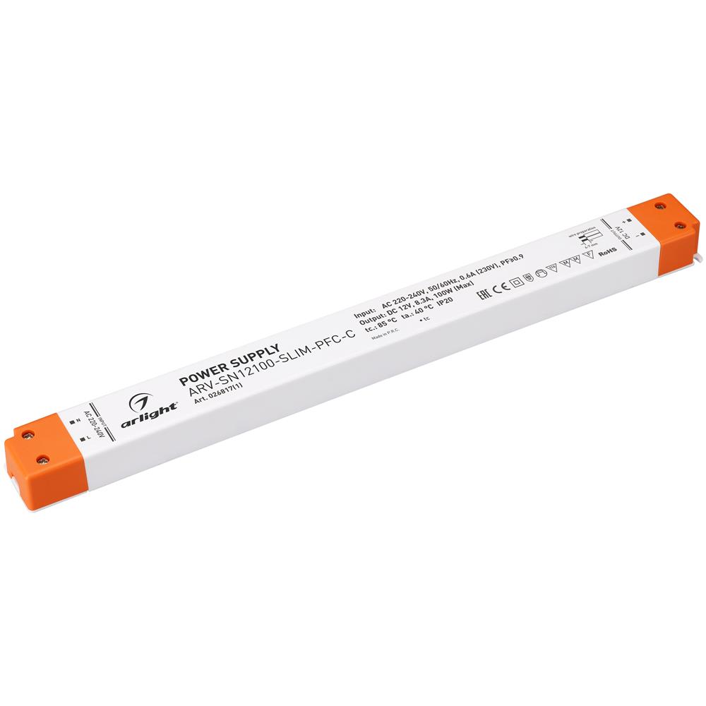 Блок питания Arlight ARV-SN12100-SLIM-PFC-C (12V, 8.3A, 100W)