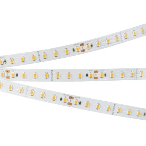 Светодиодная лента герметичная Arlight SHOP-SC-A112-10mm 24V Warm3000-Fruit (18.4 W/m, IP54, 2835, 5m)