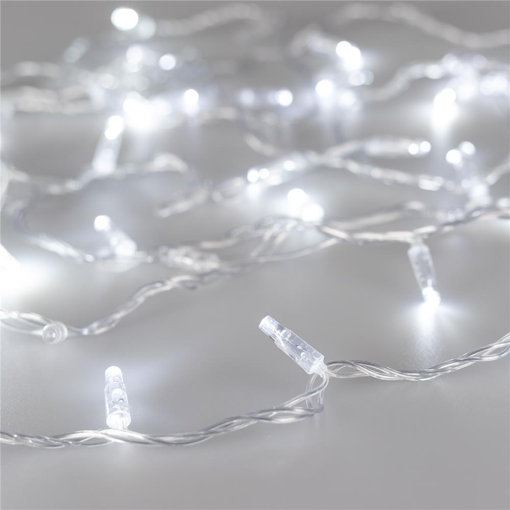 Светодиодная гирлянда Ardecoled ARD-STRING-CLASSIC-1000-CLEAR-100LED-PULSE White (230V, 7W)