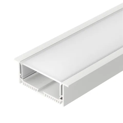 Профиль с экраном Arlight SL-LINIA88-F-2500 WHITE+OPAL