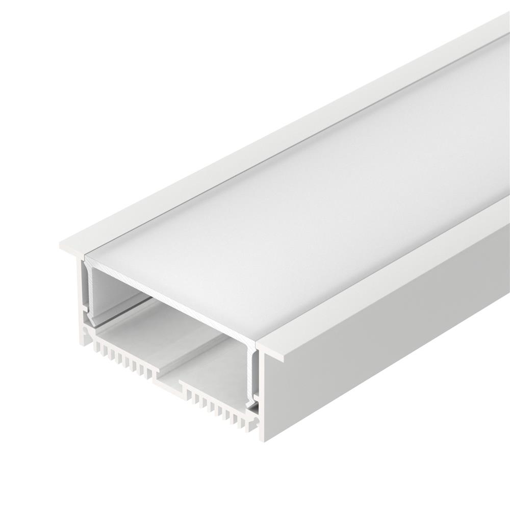 Профиль с экраном Arlight SL-LINIA88-F-2500 WHITE+OPAL
